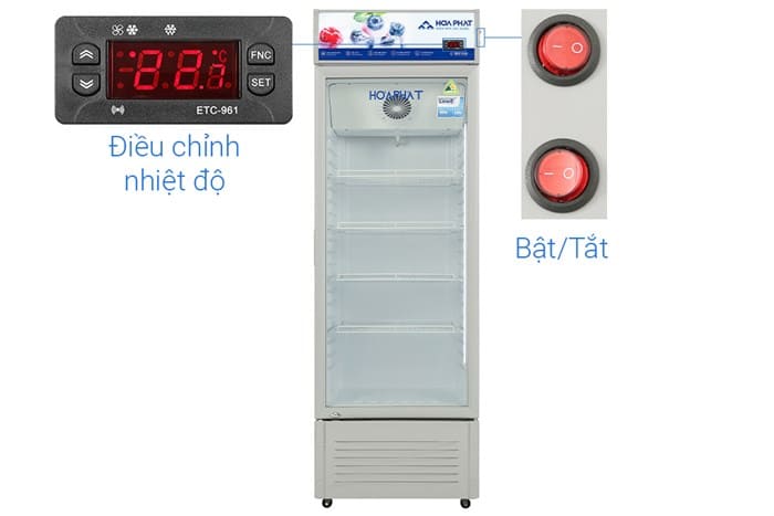 Tủ mát Hoà Phát 280 lít HSR D6280